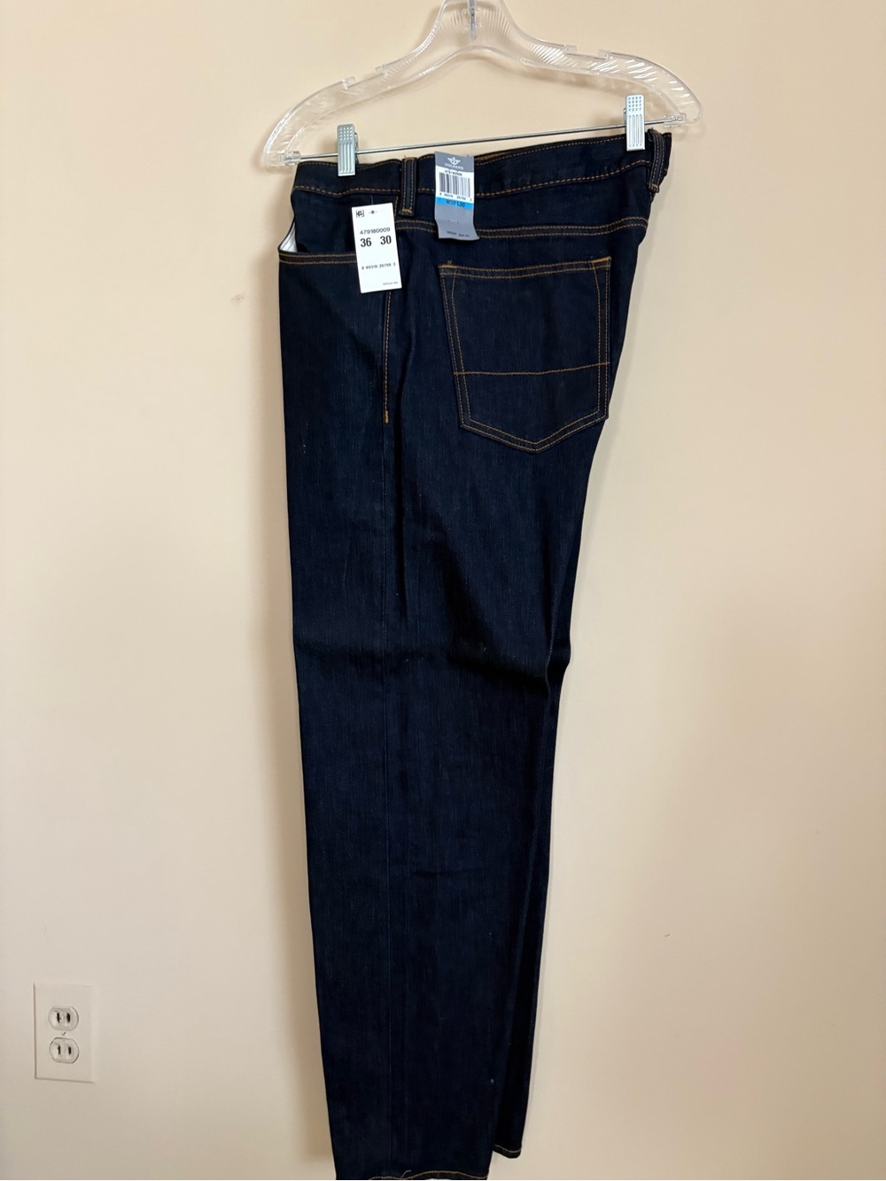 Dockers Men's Dark Indigo Straight Jeans